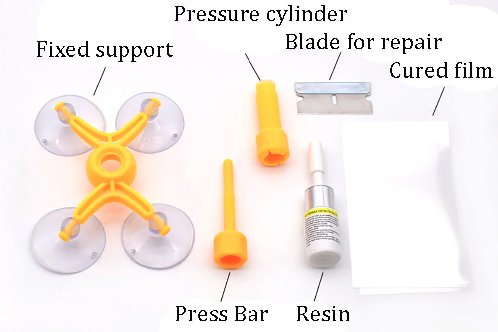 Windscreen Crack Repair Kit Car Chip Windshield Glass Wind Screen Premium DIY Windscreen Crack Repair Kit Car Chip Windshield Glass Wind Screen Premium DIY
